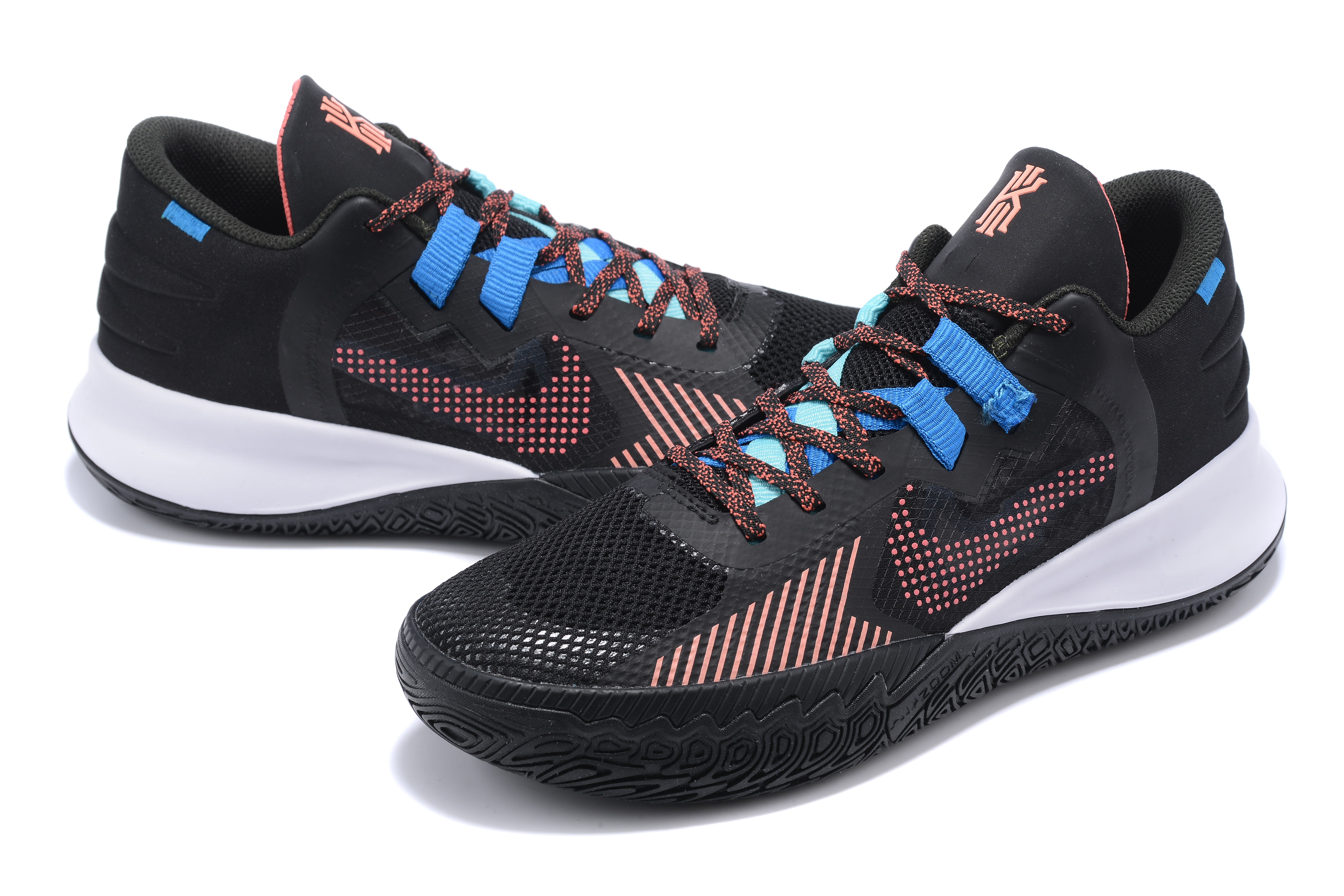 2022 Nike Kyrie Flytrap 5 EP Black Brown Blue White Shoes - Click Image to Close